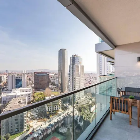 公寓 Beautiful Bright 2bed - Parkingpoolterrace! #341 伊斯坦布尔