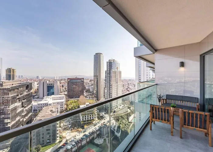 شقة Beautiful Bright 2bed - Parkingpoolterrace! #341 اسطنبول